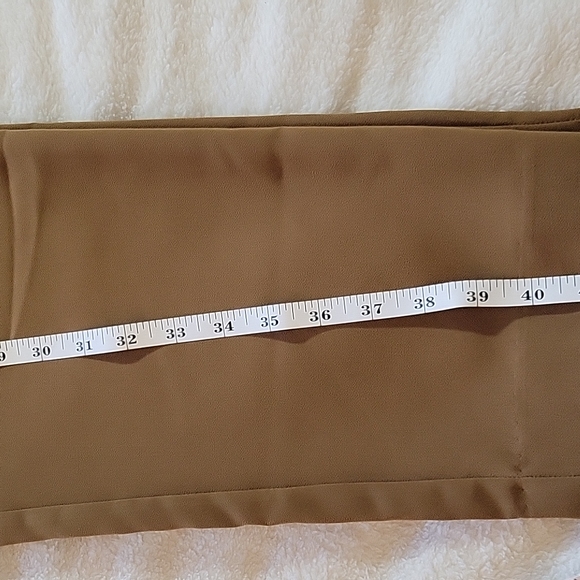 TAN COLOR HIGH WAISTED DRESS PANTS - Picture 12 of 14